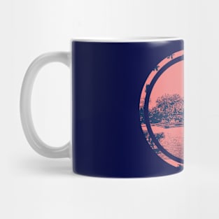 abstract landscape boy Mug